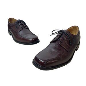 Bostonian Men's Burgundy Pollino Lace Up Shoes Sz 12M